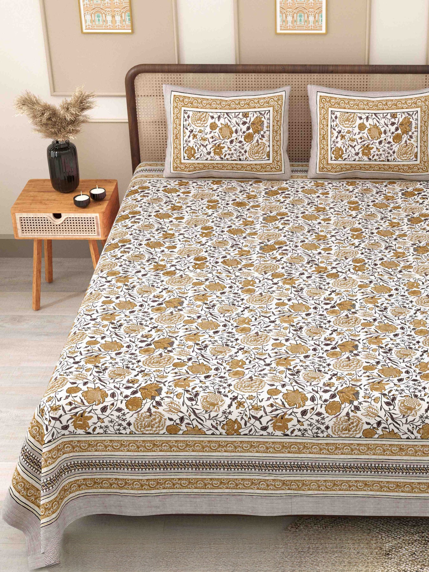 Phulkari-Double Bedsheet