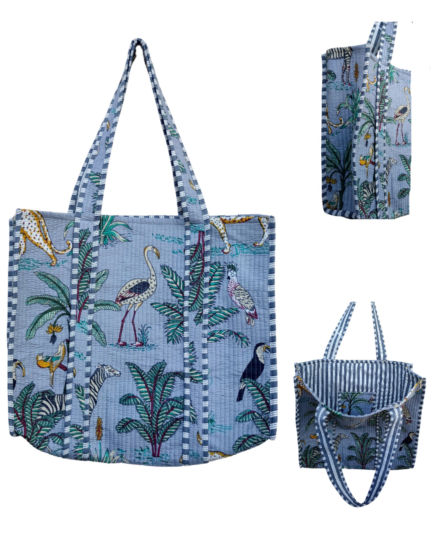 Large Tote Cotton Bag Without Zip