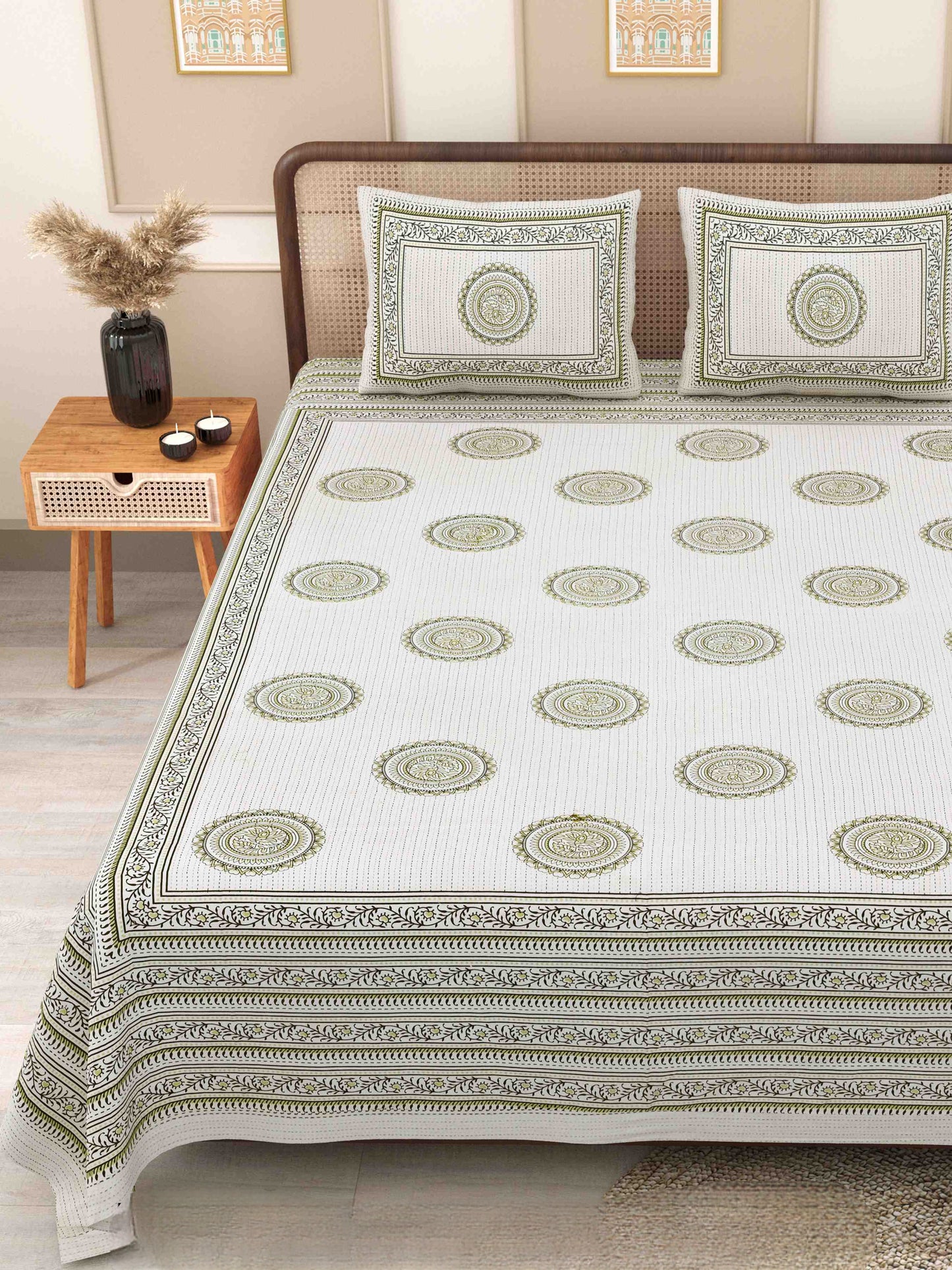 Phulkari-Double Bedsheet