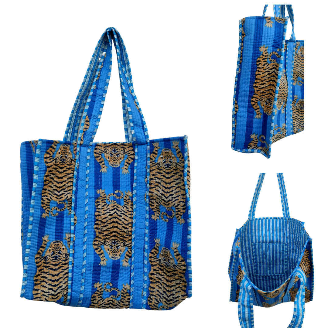 Large Tote Cotton Bag Without Zip