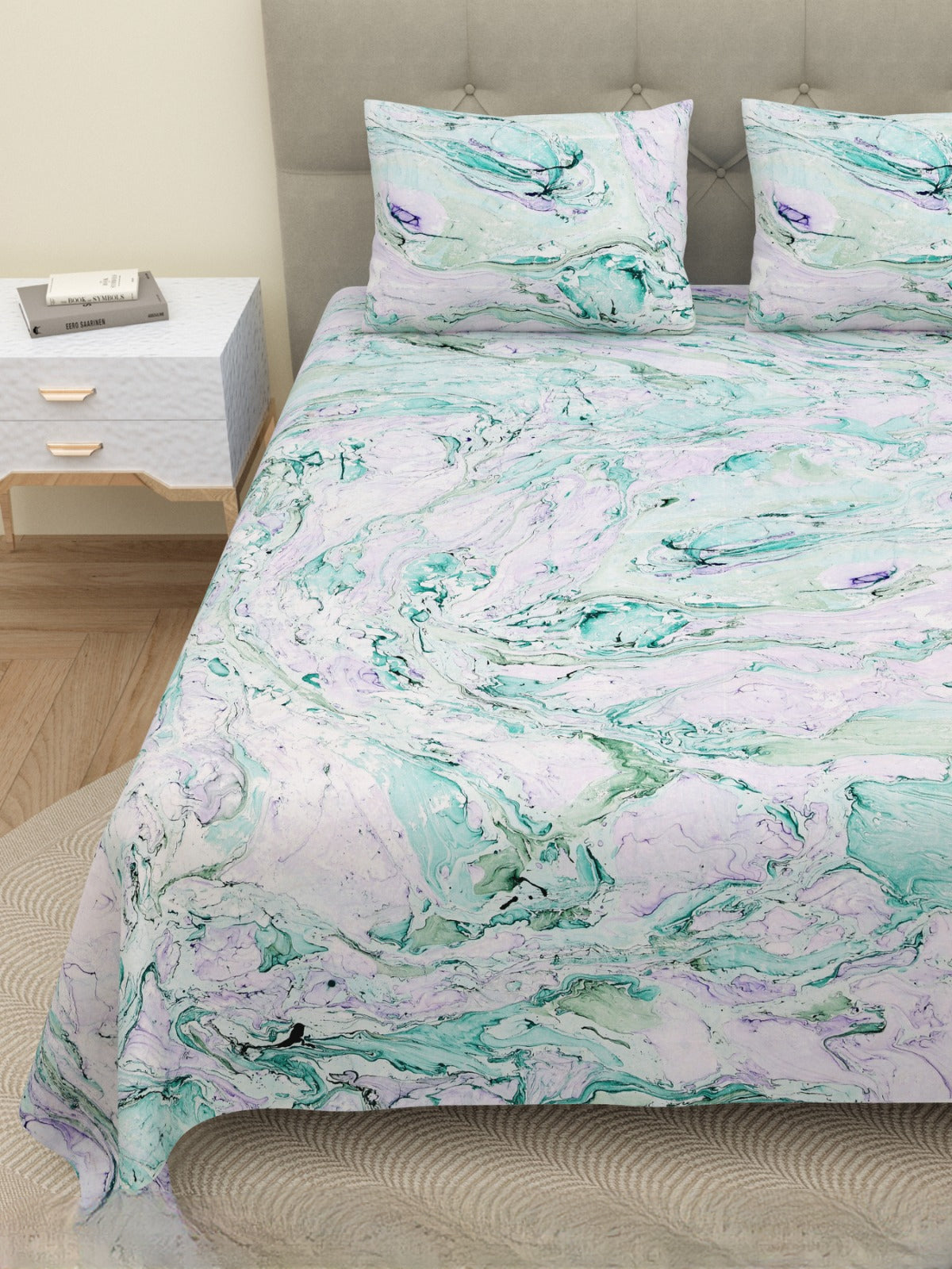 MARBEL PRINT-Double Bedsheet