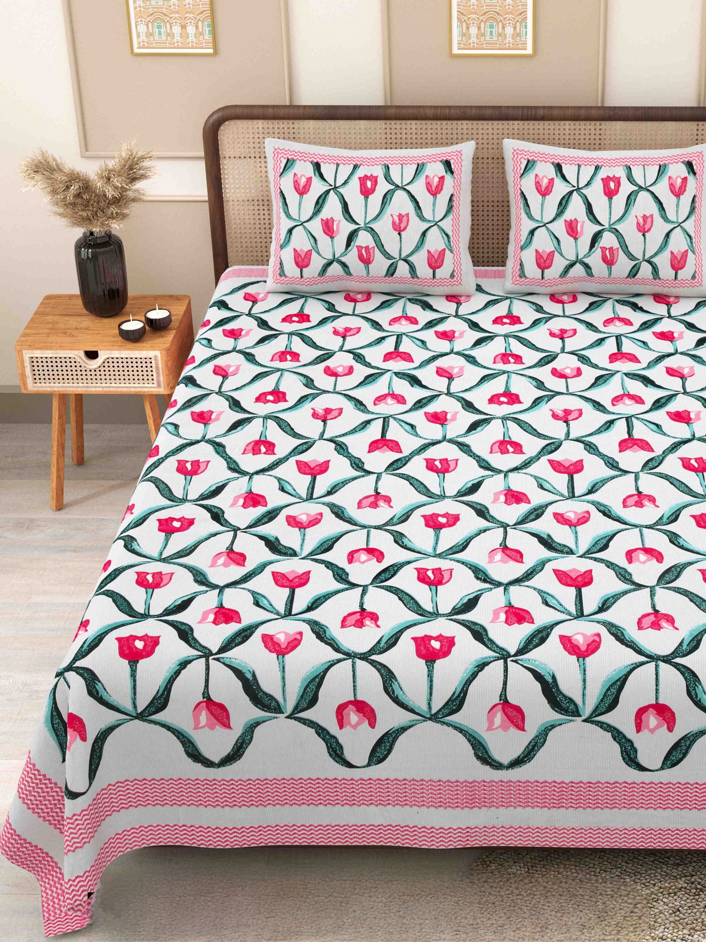 Phulkari-Double Bedsheet