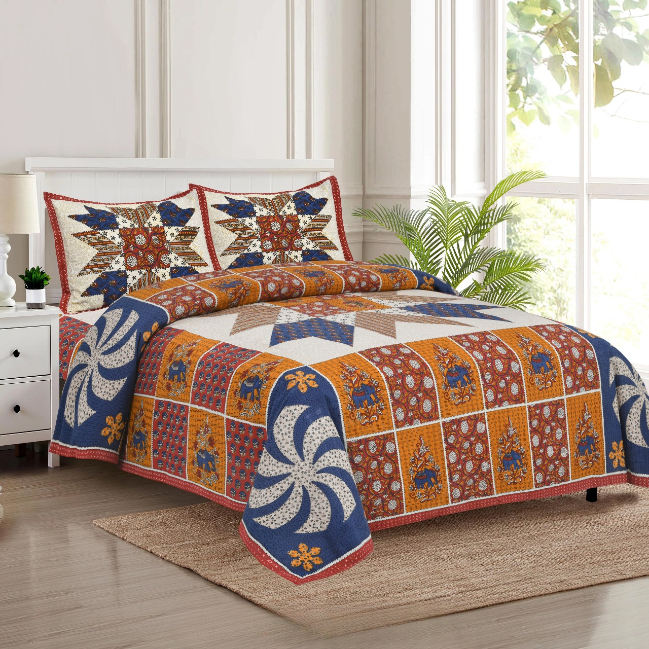 AVATAR-King Size Double Bedsheet