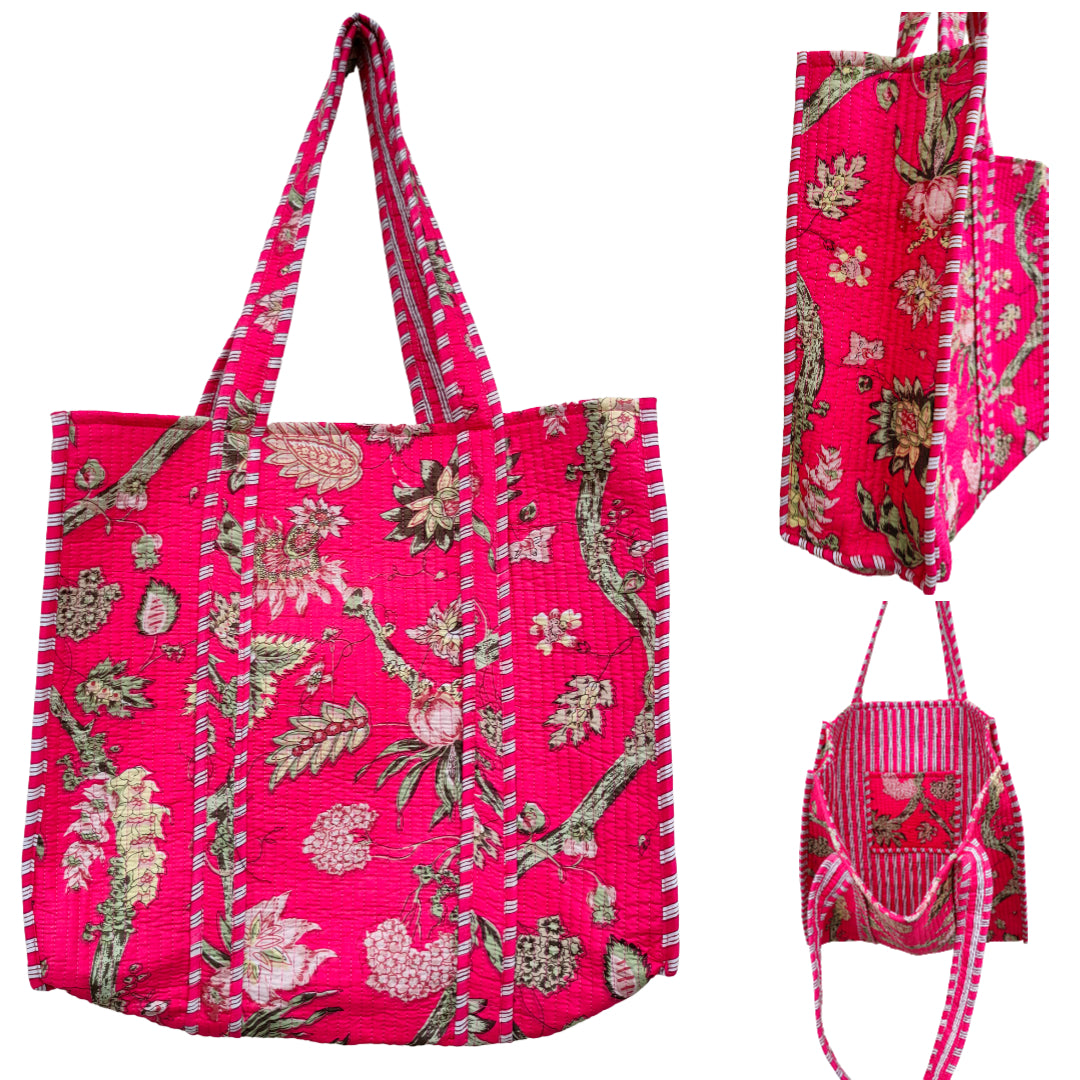 Large Tote Cotton Bag Without Zip