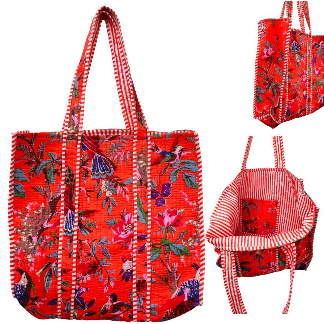 Large Tote Cotton Bag Without Zip