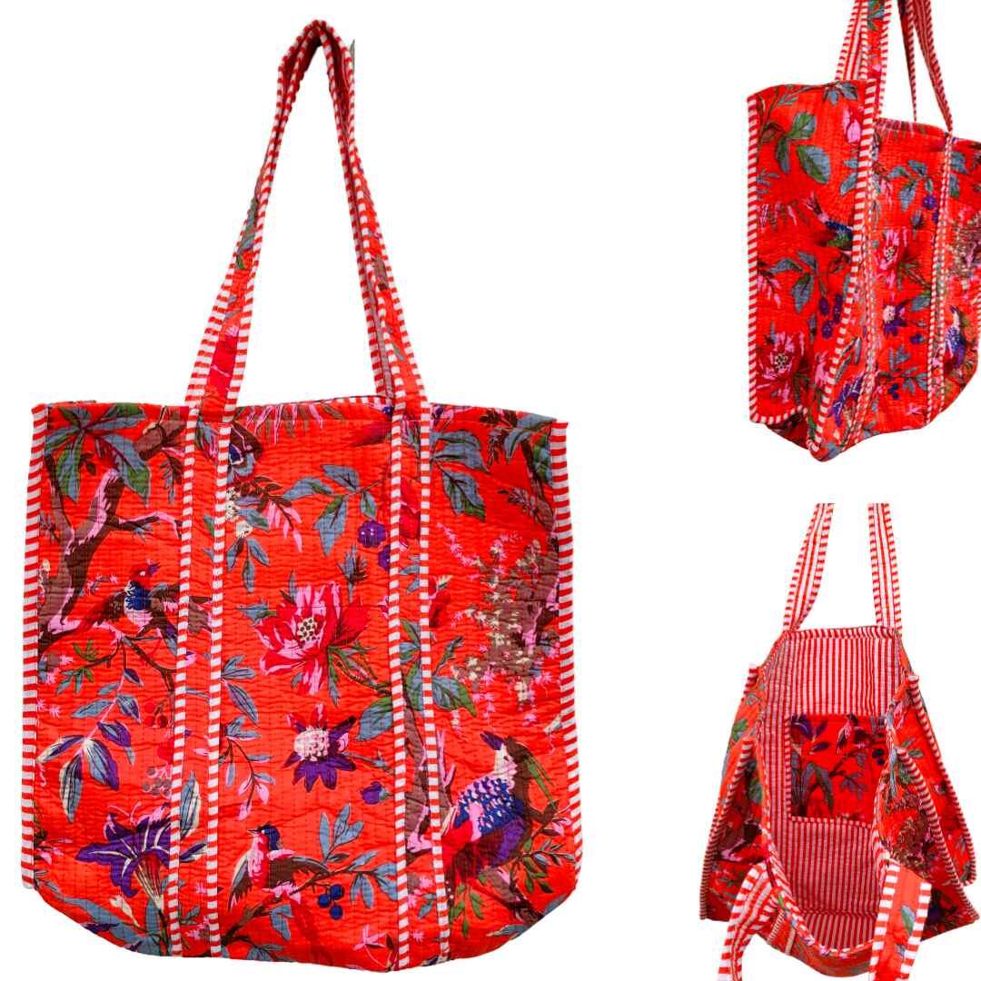 Large Tote Cotton Bag Without Zip