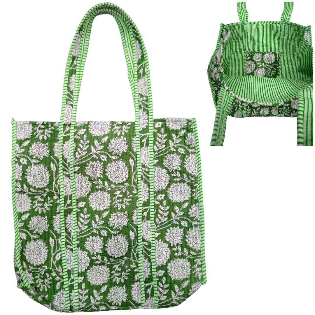 Large Tote Cotton Bag Without Zip