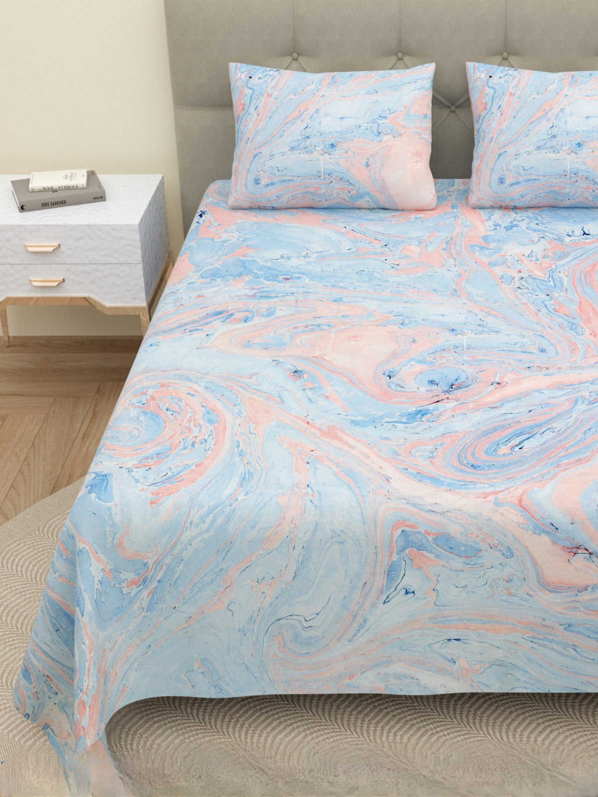 MARBEL PRINT-Double Bedsheet