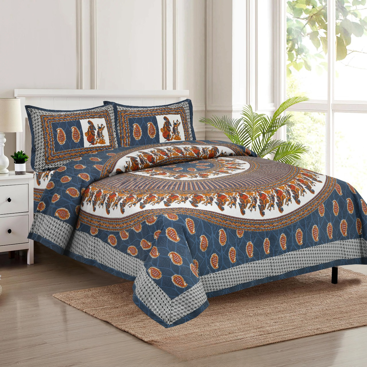 AVATAR-King Size Double Bedsheet