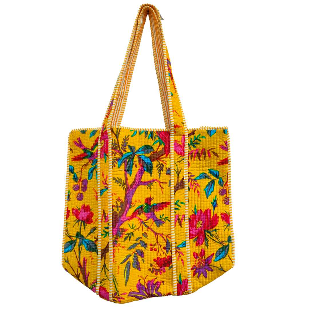 Large Tote Cotton Bag Without Zip