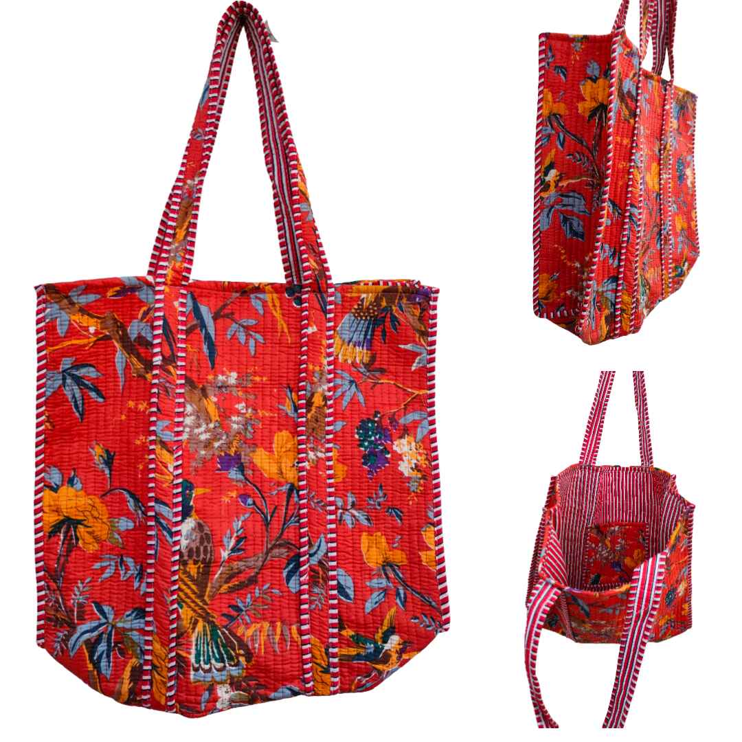 Large Tote Cotton Bag Without Zip