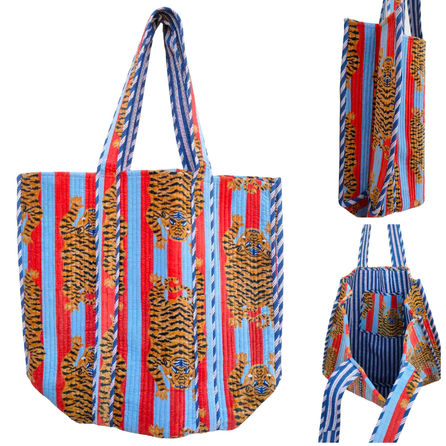 Large Velvet Tote Bag