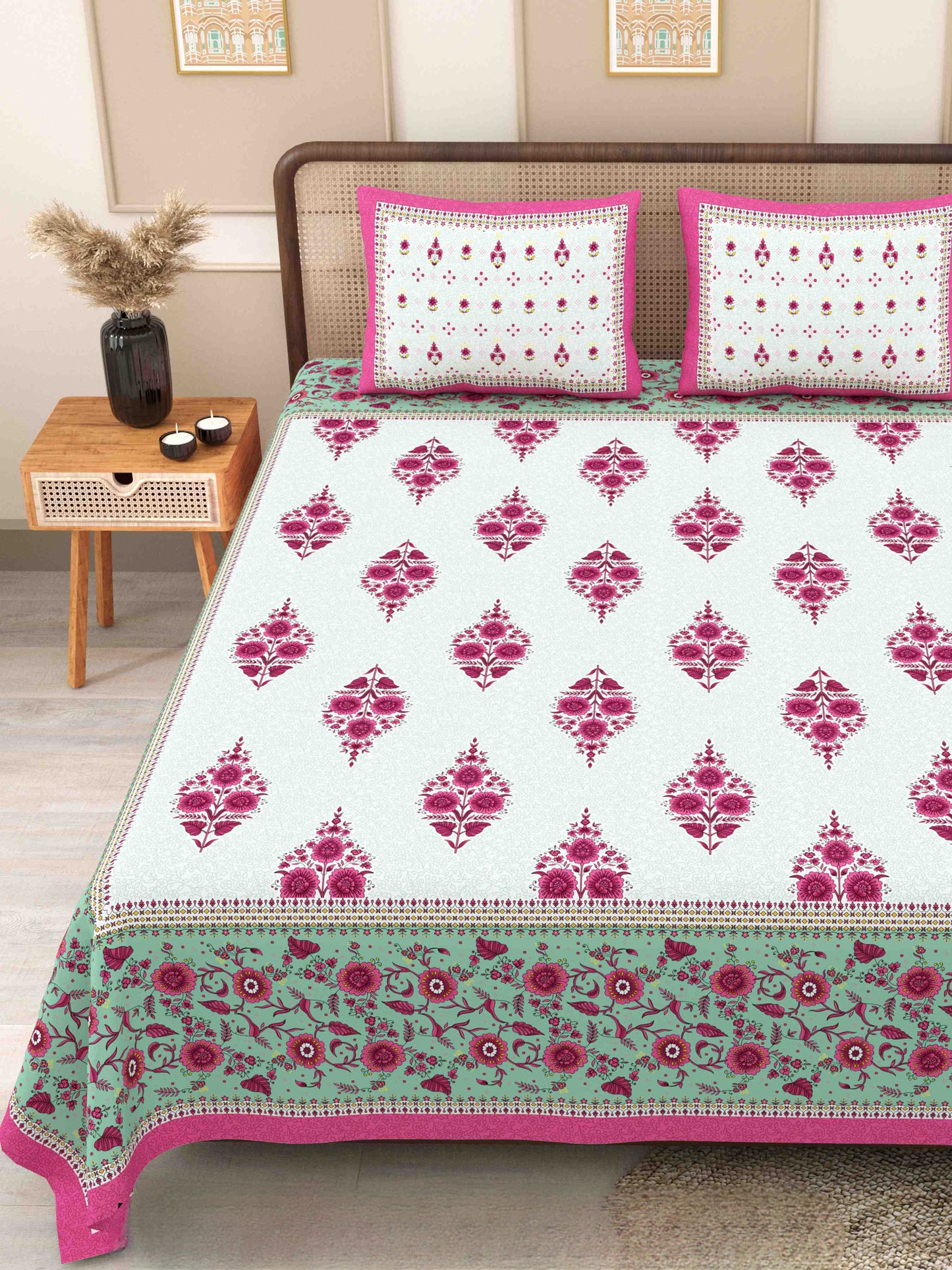 Phulkari-Double Bedsheet