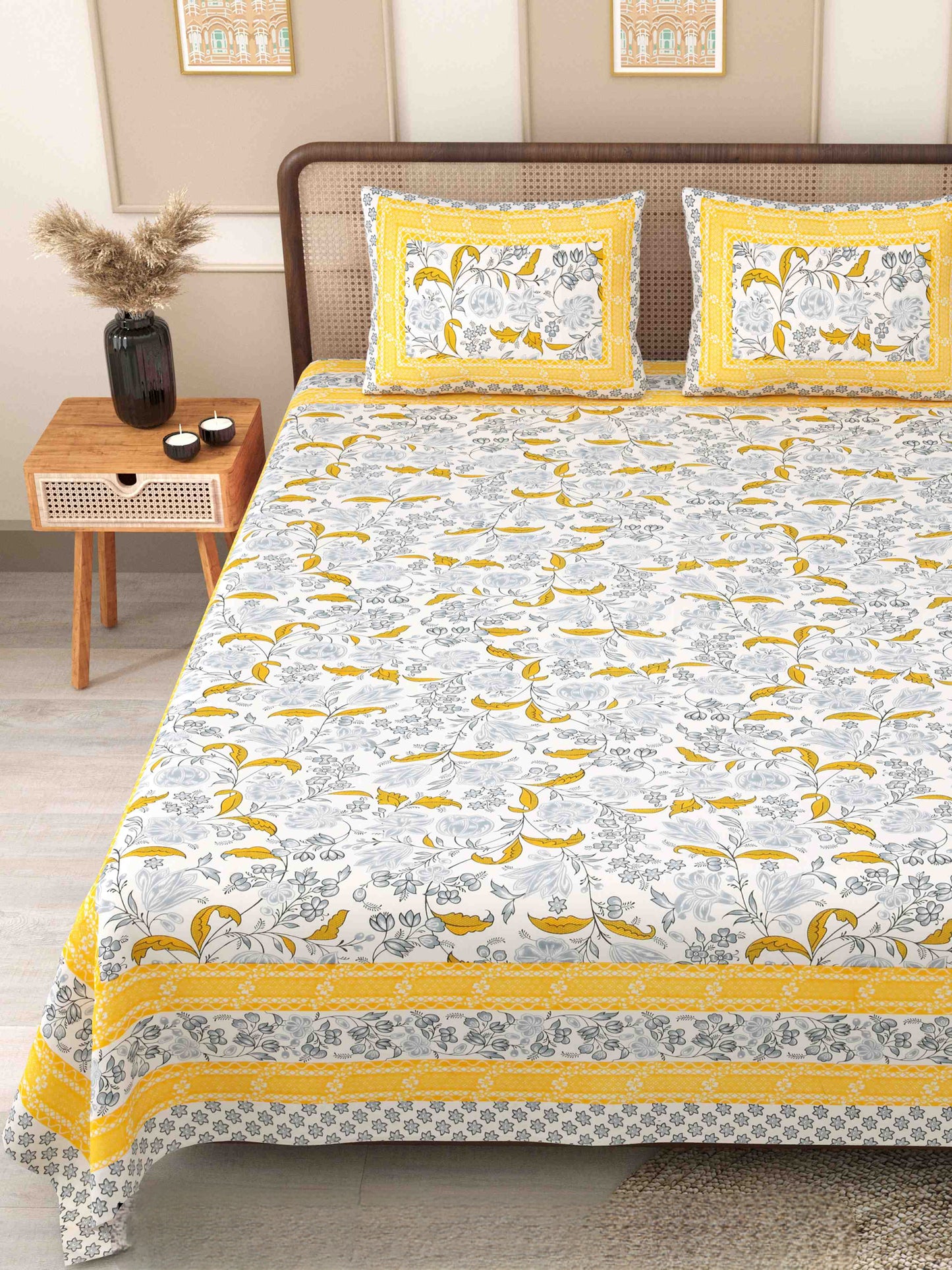 Phulkari-Double Bedsheet