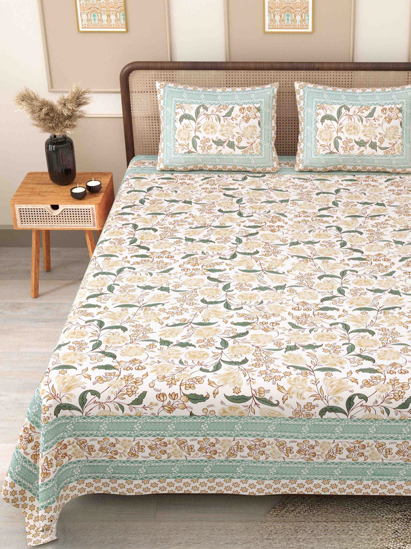 Phulkari-Double Bedsheet