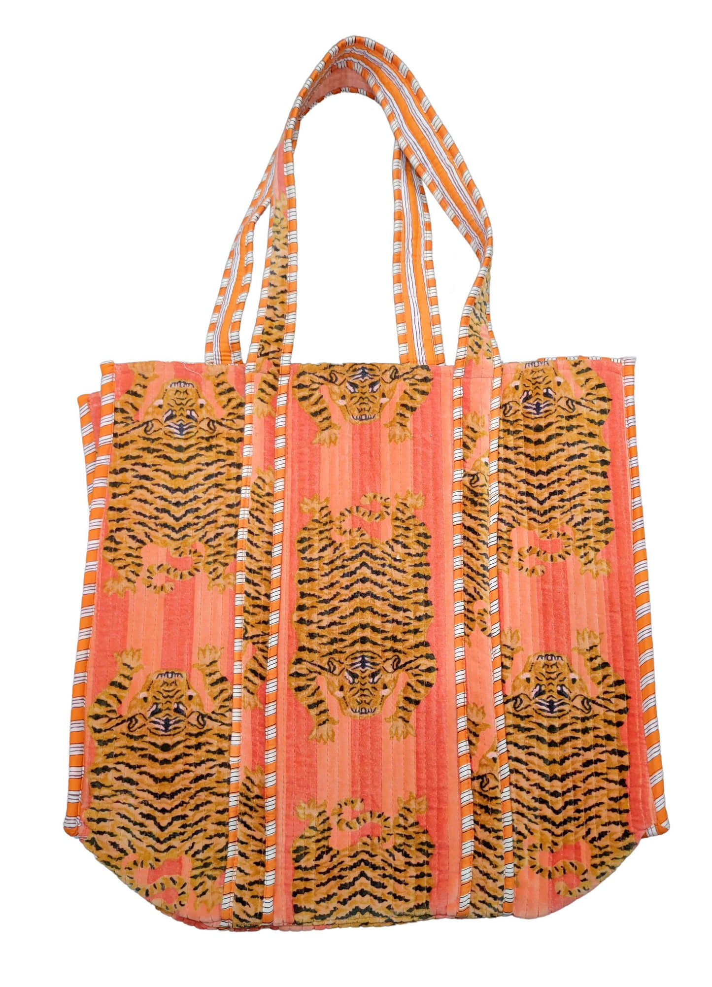 Large Velvet Tote Bag