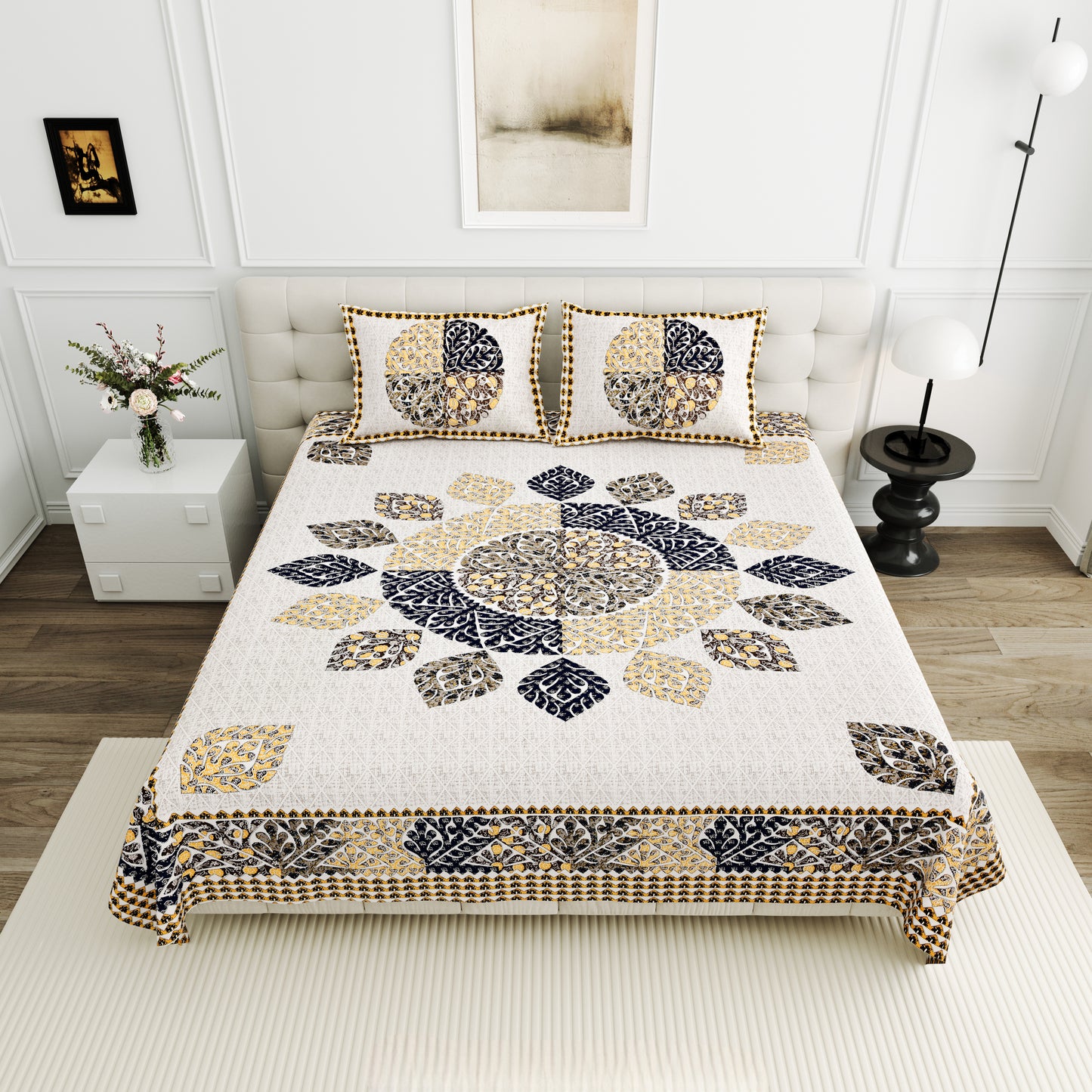GANGAUR-Double Bedsheet
