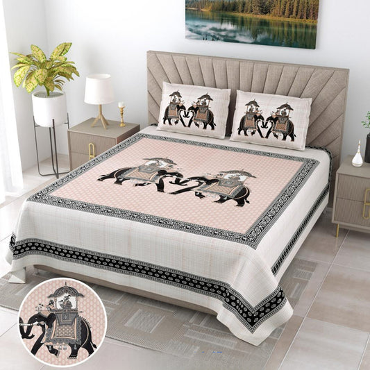Alveera-Double Bedsheet