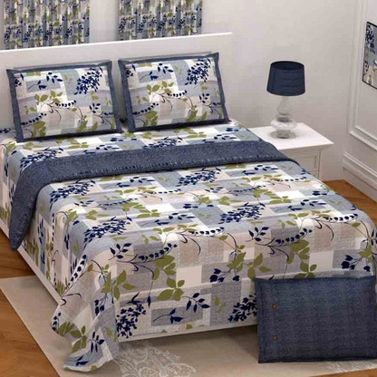 NANDANI-Supreme Quality Super King-Size Bed Sheet Set