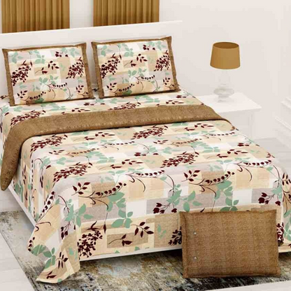 NANDANI-Supreme Quality Super King-Size Bed Sheet Set