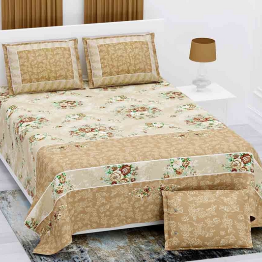 NANDANI -Jaipuri Super King-Size Bed Sheet Set